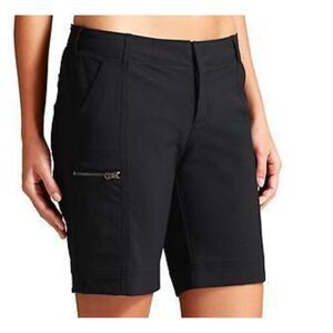 ATHLETA Palisade BLACK sporty SHORTS sz 8 $59